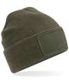 BB540 B540 Beechfield Removable Patch Thinsulate™ Beanie Military Green colour image